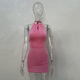 Maddy Euphoria Outfits Summer Sexy Backless Dress Slim Fit Skirt