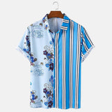 Men Hawaii Shirts Summer Menswear Shirt Beach