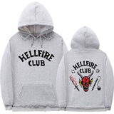 Stranger Things Hellfire Club Hoodie Hooded Sweatshirt Leisure Sports Sweater