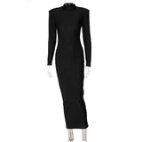 Victoria Beckham Dresses Summer Fashion round Neck Solid Color Slim Fit
