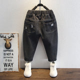 Toddler Boys Pants Boys' Jeans Children's Autumn Models Casual Pants