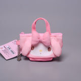 My Melody Bag Cute Cartoon Clow M Melody Cinnamoroll Babycinnamoroll Girl Hand Bag Coin Purse Headset Storage Bag Kulomi
