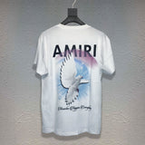 Amiri T Shirt Printed Casual Hip Hop Short-Sleeved T-shirt for Men