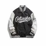 Alaska Varsity Jacket Men's Baseball Jersey Spring Loose Casual Jacket