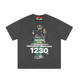 Rrr123 T Shirt Washed Old T-shirt for Men and Women
