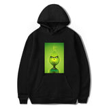 Grinch Hoodie 3D Printed Men's and Women's Casual Loose Hoodie