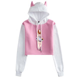 Friends Joey Hoodie Autumn and Winter Ear Hooded Sweater for Women