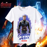 Marvel T Shirt Clothes Men's Marvel Movie Iron Man Short Sleeve T-shirt