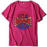 Let's Go Brandon T Shirt Short-Sleeved T-shirt Bottoming Shirt for Women