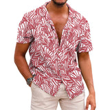 Men Beach T Shirts Men's Shirt Summer Loose T-shirt