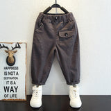 Toddler Boys Pants Children's Cotton Overalls Autumn Clothing