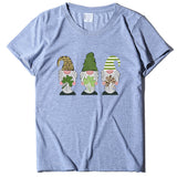 Saint Patrick's Day Closing Clover Leopard Print T-shirt