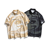Men T-Shirt Summer Printed Shirt Casual Youth Short Sleeve Men