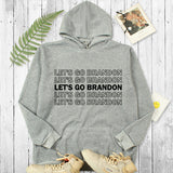 Let'S Go Brandon Hoodie Spring And Autumn Leisure Long Sleeve Youth Pullover Hooded Sweater