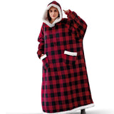Hoodies Blankets Lazy Blanket Hooded Jacket Flannel