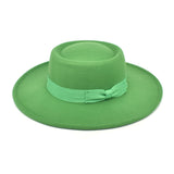 Mens Kentucky Derby Hats Woolen Hat Big Brim Jazz Warm Sun Hat