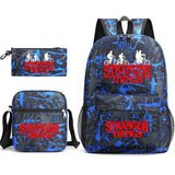 Stranger Things Hellfire Club Backpack Stranger Things Backpack Three-Piece Set