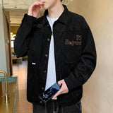 Corduroy Varsity Jacket Corduroy Coat Men's Spring and Autumn Jacket Casual Student Autumn and Winter Clothes Top Clothes