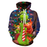 Grinch Hoodie 3D Printed Casual Hoodie Sweater