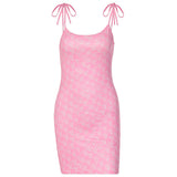 Maddy Euphoria Outfits Women's Spring Printed Sheath Dress