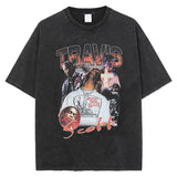 Travis Scott Astroworld Shirt Printed Short-Sleeved T-shirt