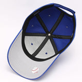 Dodgers and Yankees Baseball Cap Baseball Hat Men's Peaked Cap Curved Blue
