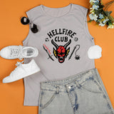 Stranger Things Hellfire Club Vest Cow Head Printed Vest for Men and Women