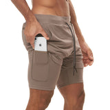 Men Sports Flex Shorts Men's Solid Color Shorts
