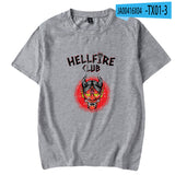 Stranger Things T Shirt Summer Menswear Amazon Pullover Short Sleeve Hellfire Club Stranger Things 4 Men's T-shirt Manufacturers Send On Behalf