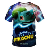 Men and Women Pokemon Pikachu T Shirt 3D Personalized Printing Fashion