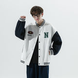 Vintage Letterman Jacket Coat Men's Baseball Uniform Hip Hop Jacket