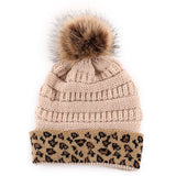 Women Winter Hats Thickened Warm Knitted Hat Winter Yarn