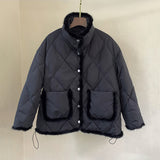 Women Winter Coats Puffer Jacket Down Coat Winter Mink Fur Down Jacket Coat Eiderdown Outerwear
