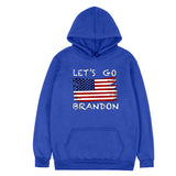 Let'S Go Brandon Hoodie Winter Letter Pattern Hooded Sweater