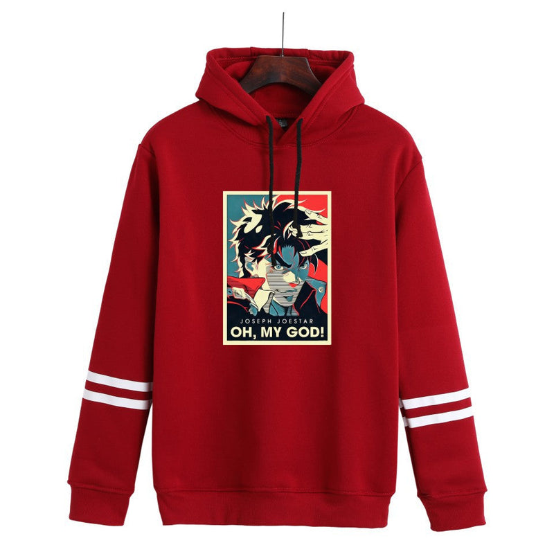JoJo's Bizarre Adventure Dressing Fashion Casual Hooded Sweatshirt