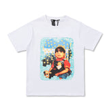 ASAP Yams V Lone T Shirt Kids Pattern Large V Printed Short Sleeve T-shirt