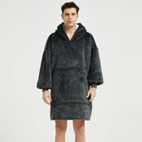 Hoodies Blankets Hooded Lazy Blanket plus Size Home Leisure
