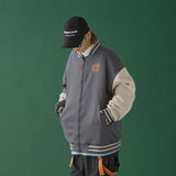 Jock Jacket Couple Wear Autumn Loose Men's Autumn Coat Casual Jacket Autumn and Winter Baseball Uniform Men's Clothing