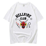 Stranger Things Hellfire Club T Shirt T-Shirt Stylish Loose Short Sleeve