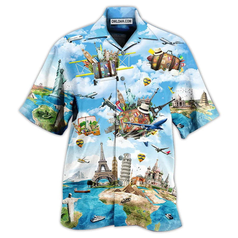 Men Beach T Shirts Men's Fashion Short Sleeve Shirt