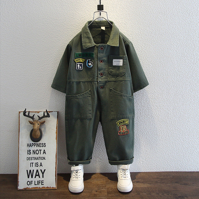 Toddler Boys Pants Children's Jumpsuit