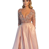 Olivia Wilde Dress Sequined Large Swing Sexy Dress Evening Dress