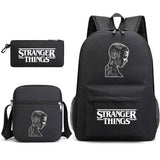 Stranger Things Backpack Pencil Case Shoulder Three-Piece Set