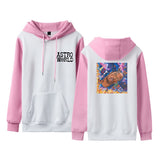 Travis Scott Astroworld Hoodie Men and Women Contrast Color Autumn and Winter New Hoodie