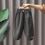 Toddler Boys Pants Boys' Pants Spring and Autumn Leisure Loose Cargo Pants