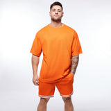 Men Tracksuit Spring and Autumn Outdoor Sports Loose Training Wear