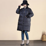 Women Winter Coats Puffer Jacket Down Coat Autumn and Winter Warm Season Baseball Collar Stand-up Collar Down Jacket Coat