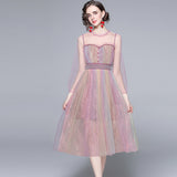 Daisy Buchanan Dress Sexy Spring and Autumn Women's Long-Sleeved Dress