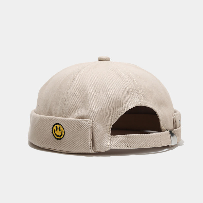 Smiley Face Cap Embroidered Hat