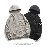 Men Jacket Men's Spring and Autumn Loose All-Match Outdoor Casual Jacket